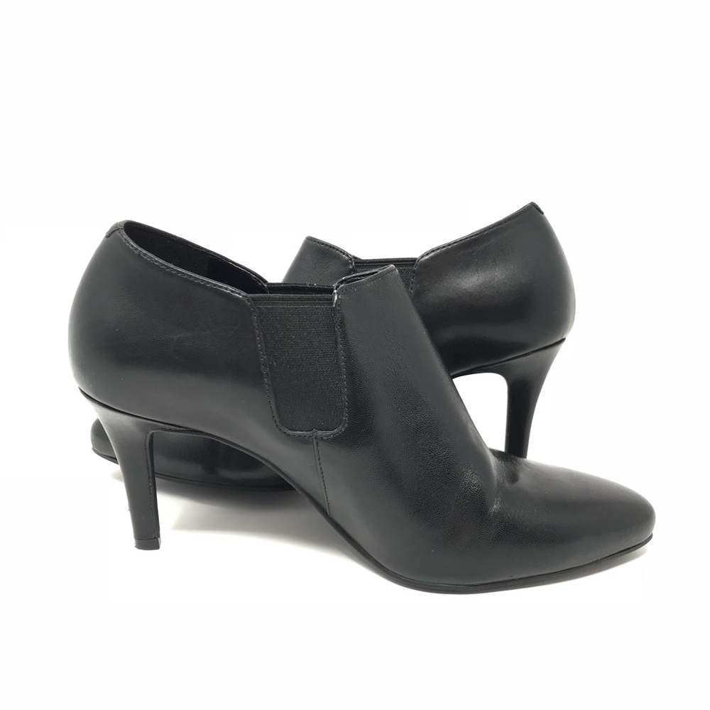 Cole Haan Black Leather Booties Ankle Boots sz 6.5